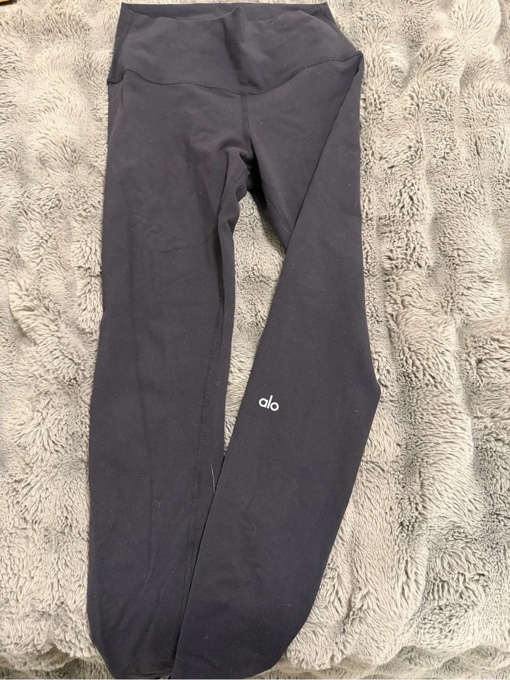 ALO Yoga Kids Black Leggings with Subtle Logo